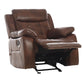 Hunky Modern 3 Seater Nappa Aire Leather Manual Recliner Sofa Set