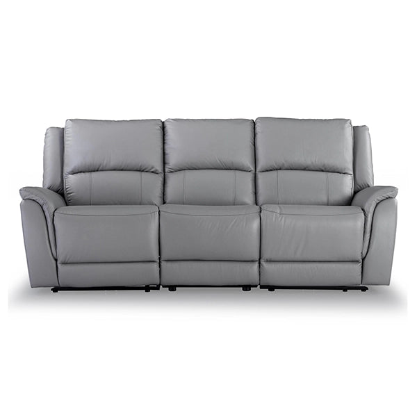 Hunky Premium Leatherette 3 Seater Reclining Sofa Set with infinite Locking Position and USB Port