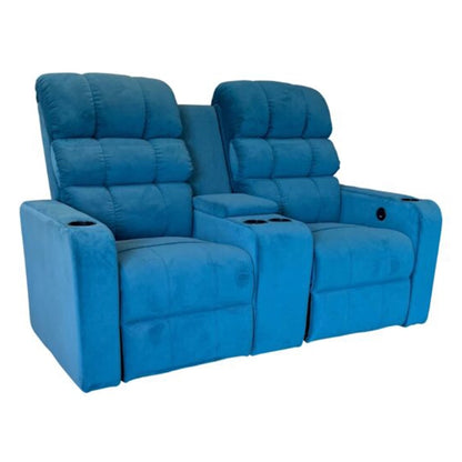 Hunky 2 Seater Motorized Reclining Sofa with USB Port and Cup Holders