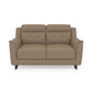 Hunky Modern Luxurious Leatherette 3 Seater Sofa Set With Wooden Frame