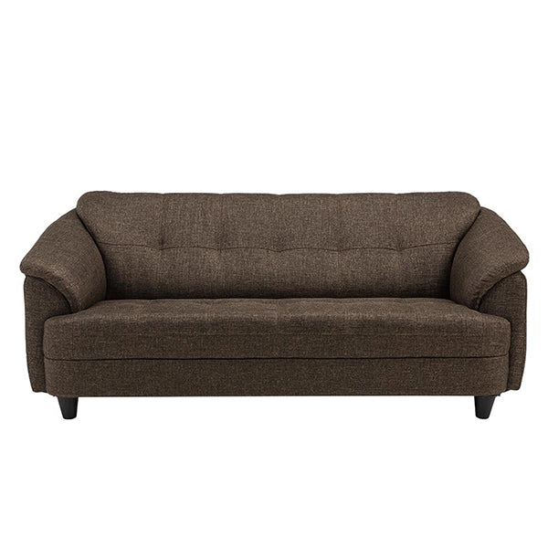 Hunky Modern Premium Fabric 3 Seater Sofa With Wooden Frame and PVC Legs