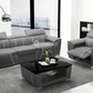 Hunky Modern Leatherite Smart Sofa Set With Manual Recliner