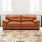 Hunky Leatherette 3 Seater Sofa Set with Wooden Frame and PVC legs