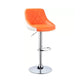 Hunky Swivel High Counter Faux Leather Bar Stool with Height Adjustment