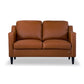 Hunky Premium Leatherette 3 Seater Sofa with Wooden Frame and legs