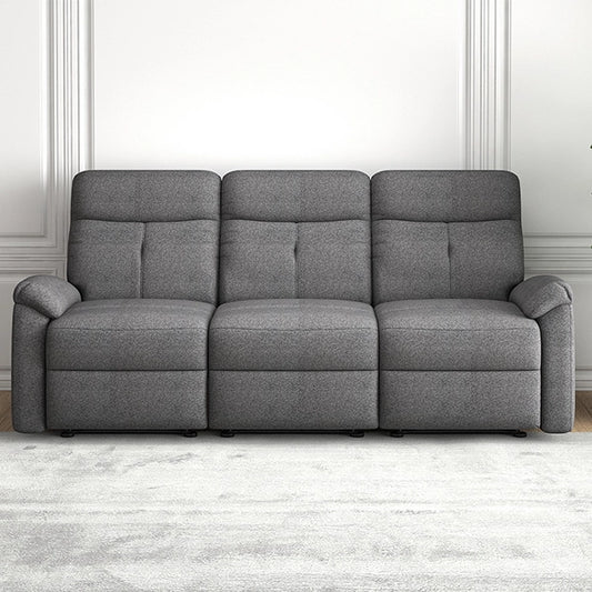 Hunky Stylish Fabric Upholstery 3 Seater Manual Recliner Sofa Set