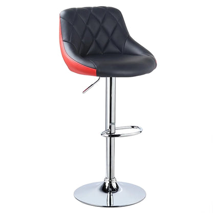 Hunky Swivel High Counter Faux Leather Bar Stool with Height Adjustment