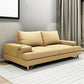 Hunky leatherette 3 Seater Sofa Set with Wooden Frame, Stainless Steel Legs and 2 USB Ports