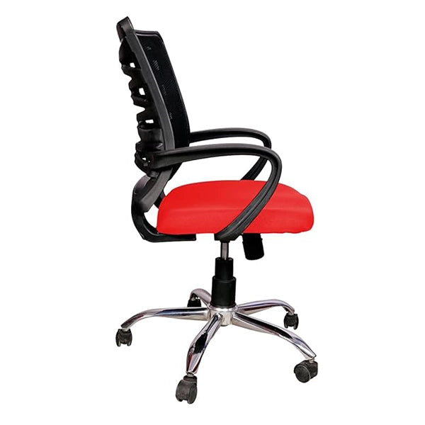Hunky Medium Back Mesh Office Employee Chair With  Adjustable Height