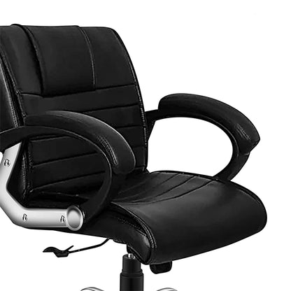 Hunky High Back Ergonomically Designed Revolving Boss Chair with Height Adjustment