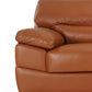 Hunky Modern Leatherette 3 Seater Sofa Set with Cushioned Arms