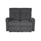 Hunky Stylish Fabric Upholstery 3 Seater Manual Recliner Sofa Set