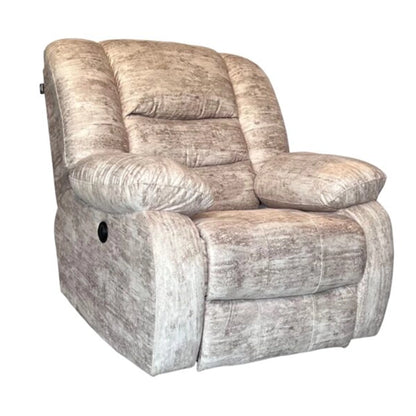 Hunky Velvet Touch Manual Recliner Sofa Set