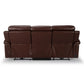 Hunky Modern Leatherette 3 Seater Power Recliner Sofa Set With 2 USB Ports