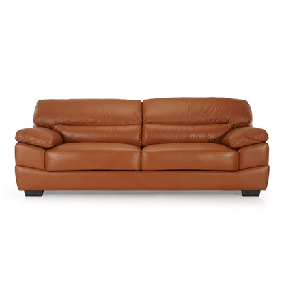 Hunky Leatherette 3 Seater Sofa Set with Wooden Frame and PVC legs