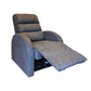 Hunky Water Repellent Suede Fabric Reclining Sofa with Armrest