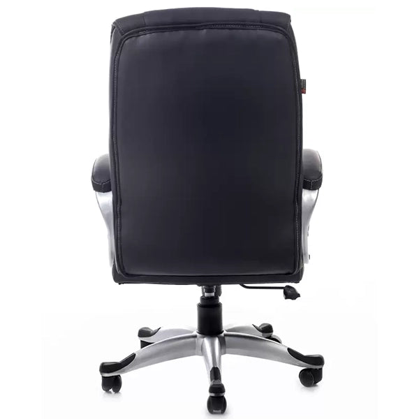 Hunky leatherette High Back Ergonomic Boss Chair with Fixed Armrest