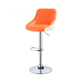 Hunky Swivel High Counter Faux Leather Bar Stool with Height Adjustment