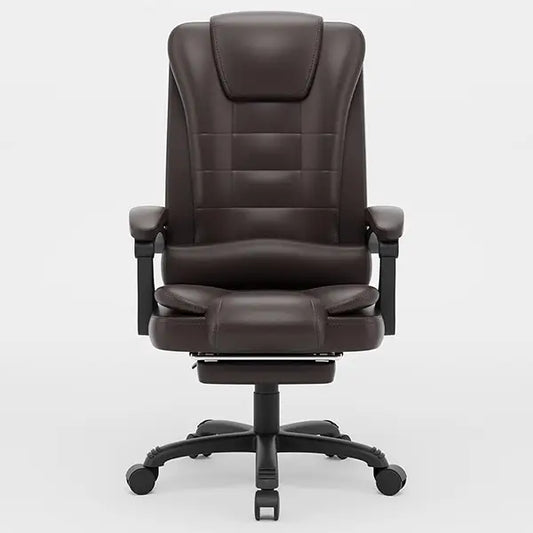 Hunky Premium ergonomic Leatherette office Director Chair with Footrest