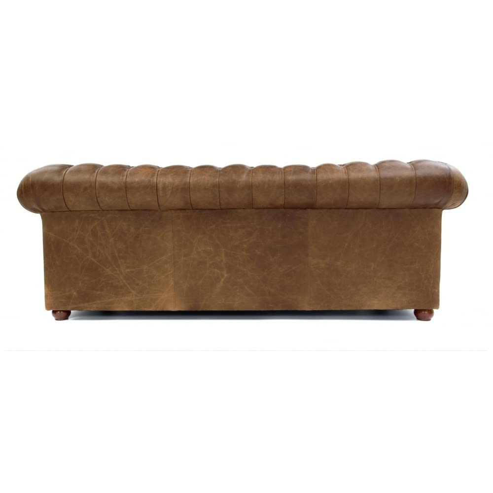 Hunky Modern Classic 3 Seater Chester Sofa For Living Room & Office With 5 Year Warranty