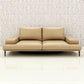 Hunky leatherette 3 Seater Sofa Set with Wooden Frame, Stainless Steel Legs and 2 USB Ports