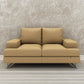 Hunky leatherette 3 Seater Sofa Set with Wooden Frame, Stainless Steel Legs and 2 USB Ports