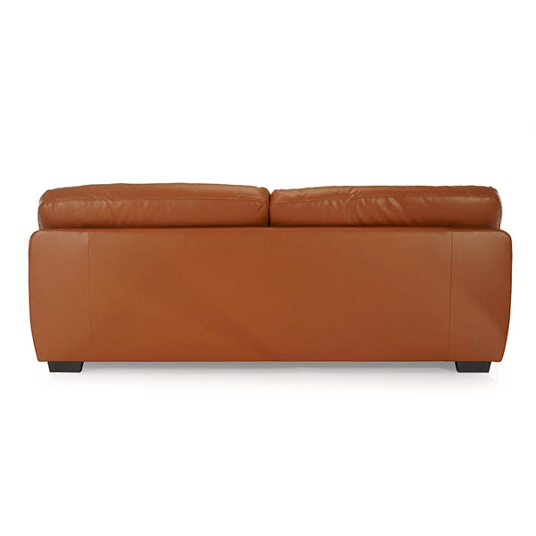 Hunky Leatherette 3 Seater Sofa Set with Wooden Frame and PVC legs