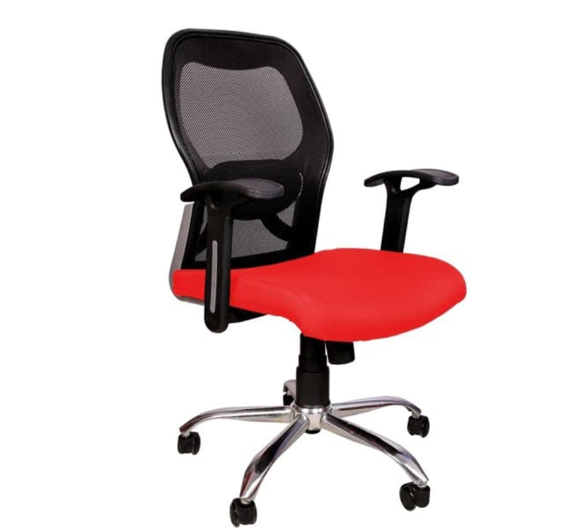 Hunky Matrix Medium Back Revolving Employee Chair With Centre Tilt Mechanism  ( DIY ) | 3 Years Warranty