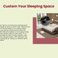 Hunky King Size Multifunctional Smart Bed with Massage Chair and Air Purifiers