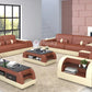 Hunky leatherite Modern Smart Sofa Set With Storage