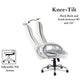 Hunky Ergonomic High Back Revolving Boss Chair with Fixed Armrest