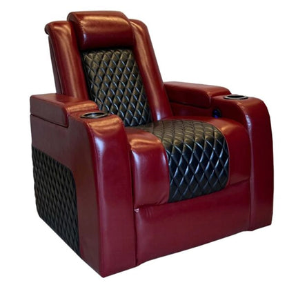 Hunky Motorized Medium Soft Recliner Couch With Cup Holder and USB Port