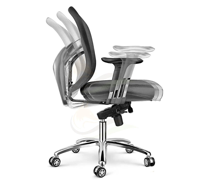 Hunky Panasha Medium Back Office Executive Chair With Adjustable Seat Height