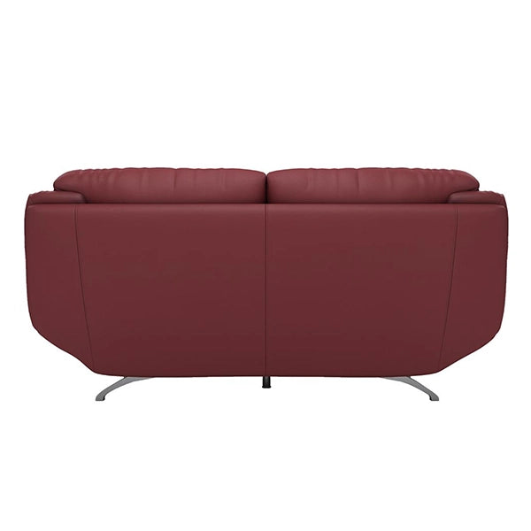 Hunky 3 Seater Modern Leatherette Sofa Set With Wooden Frame and Metal Legs