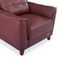 Hunky Modern Luxurious Leatherette 3 Seater Sofa Set With Wooden Frame