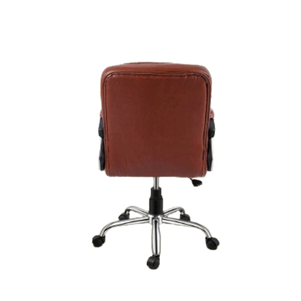 Hunky Ergonomically Designed Medium Back Boss Chair with Fixed Armrest and Adjustable Height