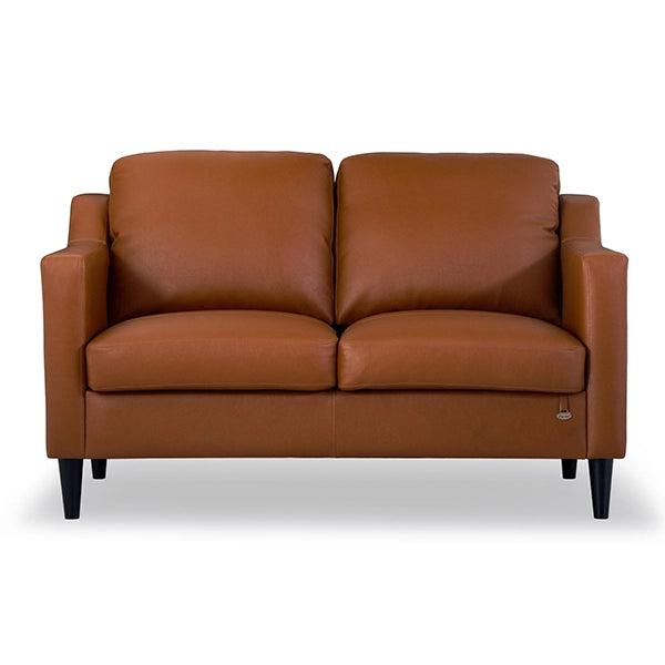 Hunky Premium Leatherette 3 Seater Sofa with Wooden Frame and legs