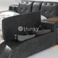 Hunky Modern Futuristic All in One Smart Bed With Massage Chair and Speakers