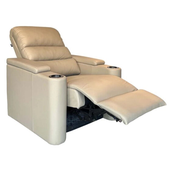 Hunky Medium Soft leatherite Recliner Sofa with Cup Holder
