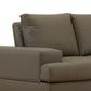 Hunky leatherette 3 Seater Sofa Set with Wooden Frame, Stainless Steel Legs and 2 USB Ports