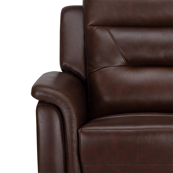 Hunky Modern Leatherette 3 Seater Power Recliner Sofa Set With 2 USB Ports