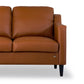 Hunky Premium Leatherette 3 Seater Sofa with Wooden Frame and legs