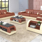 Hunky leatherite Modern Smart Sofa Set With Storage