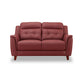 Hunky Modern Luxurious Leatherette 3 Seater Sofa Set With Wooden Frame