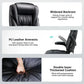 Hunky Pu leather Office Executive Director Chair with Flip Up Arms and Soft Neck Support