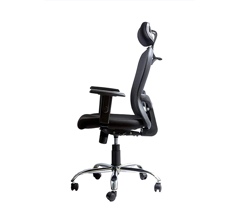 Hunky Butterly High Back Ergonomic Office / Study Chair / Ergonomic Mesh High Back Office Desk Chair | Adjustable Headrest & Adjustable Lumbar Support |5 Year Warranty