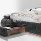 Hunky Modern Futuristic All in One Smart Bed With Massage Chair and Speakers