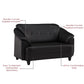 Hunky Modern Premium Fabric 3 Seater Sofa With Wooden Frame and PVC Legs