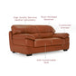 Hunky Leatherette 3 Seater Sofa Set with Wooden Frame and PVC legs