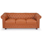 Hunky Modern Stylish 1 Seater Leatherette Sofa Set with Wooden Frame and Legs